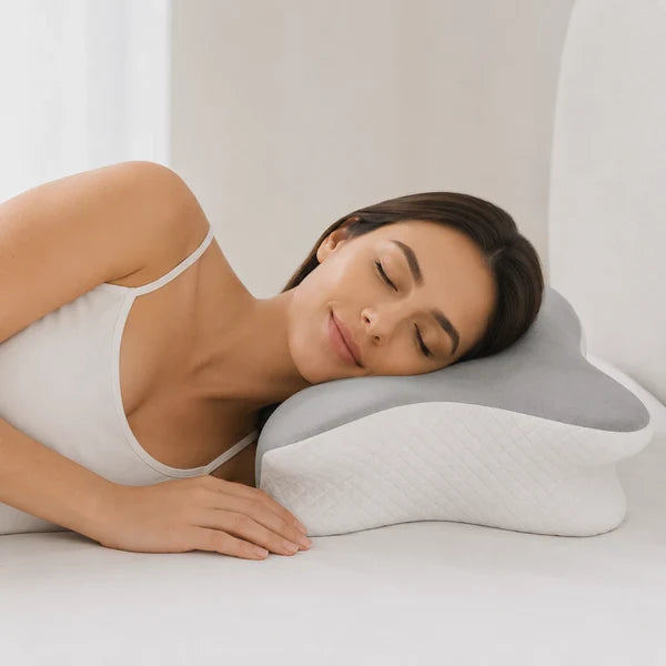 Almohada Cervical de Memory Foam con Diseño Ergonómico