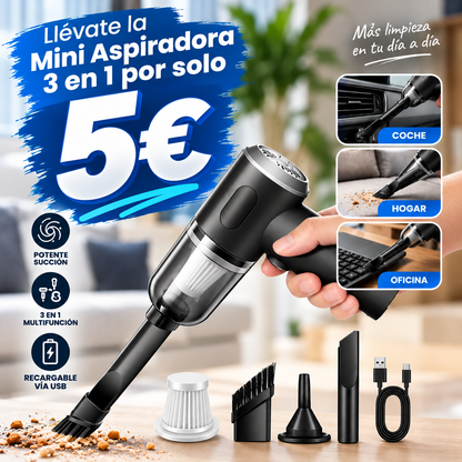 Hidrolimpiadora Portátil con 2 Baterías 48V y Maletín + Boquilla 6 en 1 de Regalo